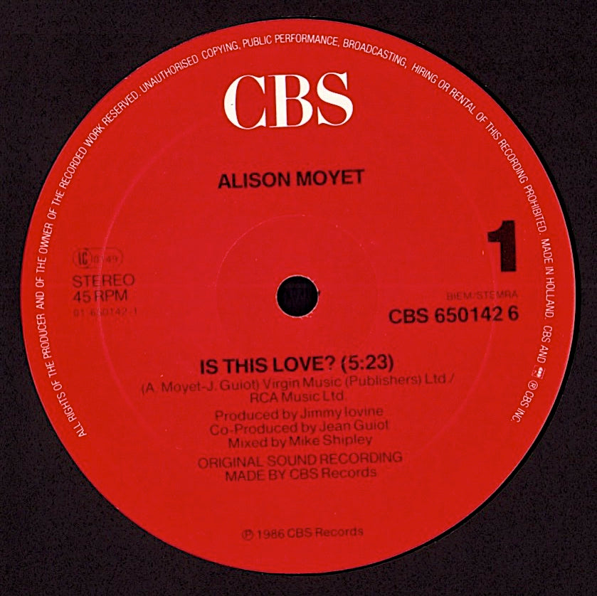 Alison Moyet – All Cried Out Vinyl 12" Maxi-Single Kopie