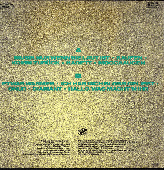 Herbert Grönemeyer – Gemischte Gefühle, Vinyl LP (Intercord, DE Original 1983) – Foto 2