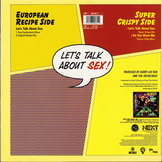 Salt-N-Pepa – Let's Talk About Sex! (Vinyl 12″ | EU | 1991)