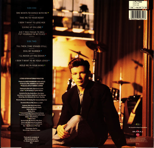 Rick Astley – Hold Me In Your Arms (Vinyl LP | Europe | 1988)