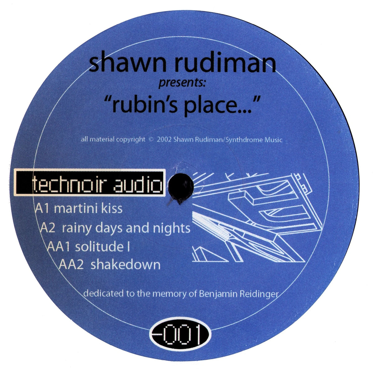 Shawn Rudiman – Rubin's Place... (Vinyl 12″ | US | 2003)