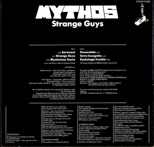Mythos – Strange Guys (Vinyl LP | DE Original | 1978)