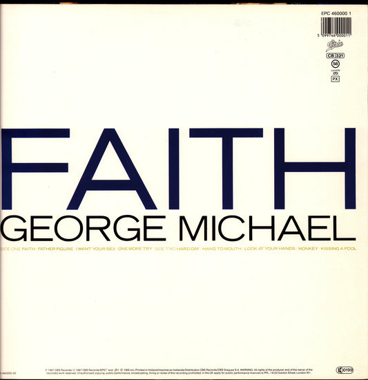 George Michael – Faith Vinyl LP | EU | 1987