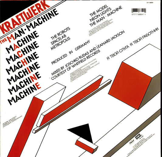 Kraftwerk – The Man-Machine Vinyl LP | US | 1993