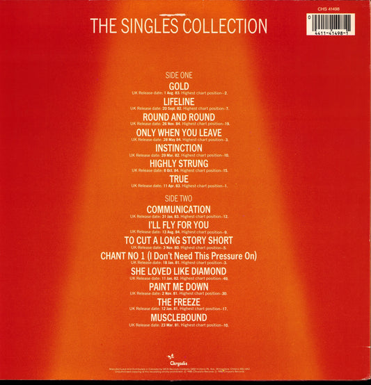 Spandau Ballet – The Singles Collection (Vinyl LP | Canada | 1985)
