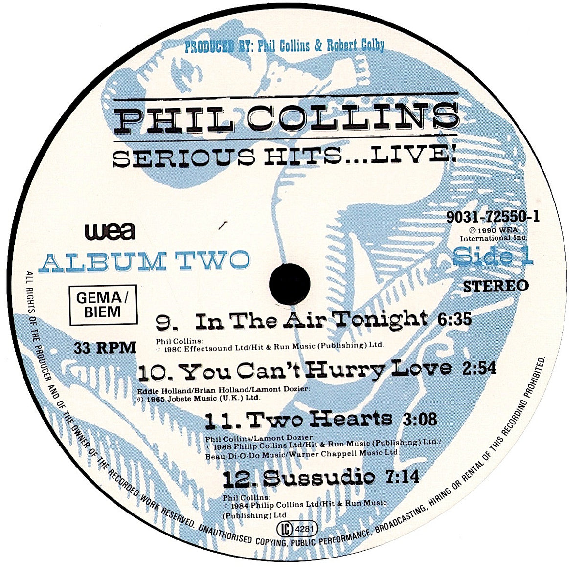 Phil Collins - Serious Hits...Live! (Vinyl 2LP | EU Original | 1990)