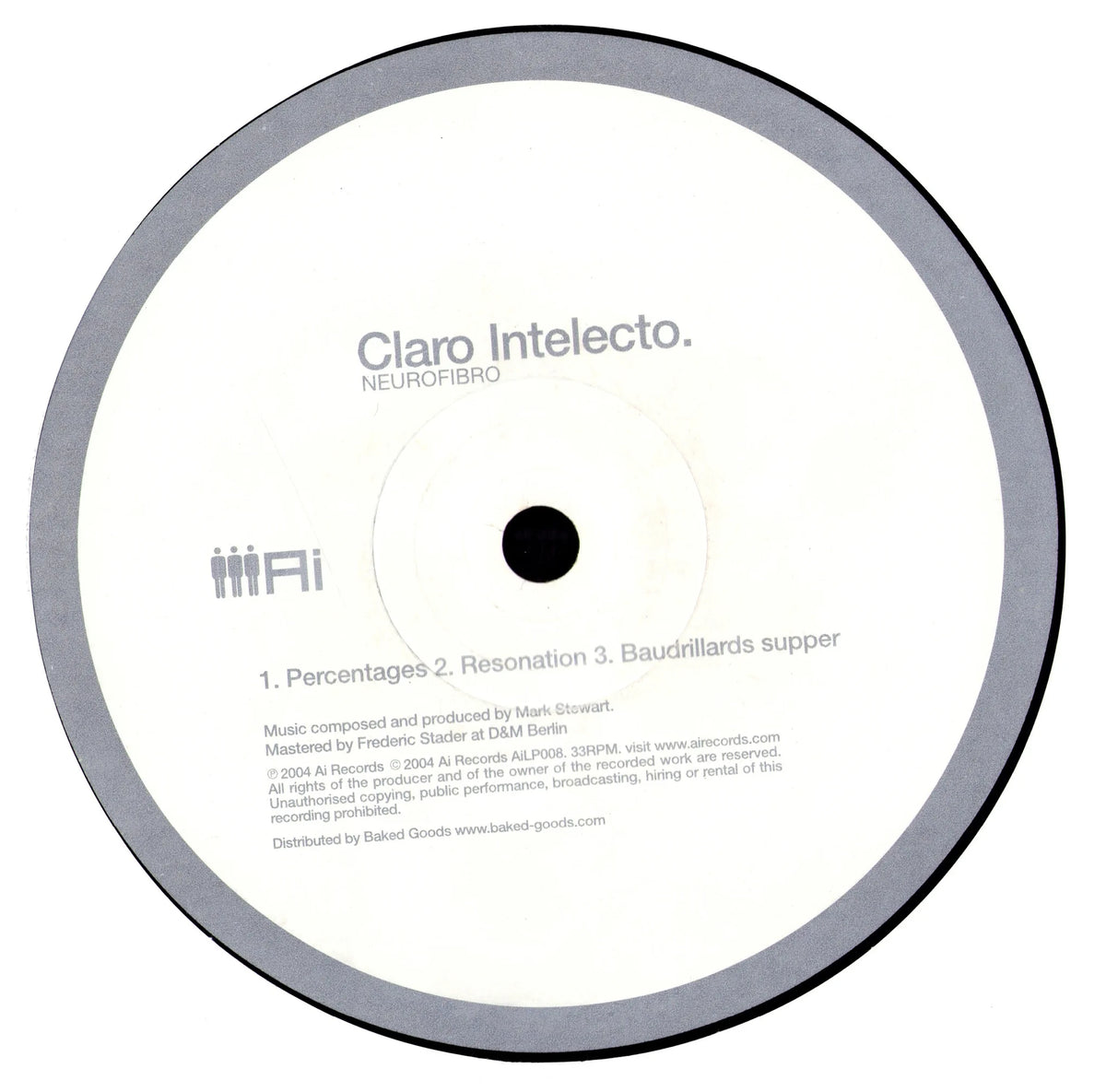 Claro Intelecto – Neurofibro (Vinyl 2LP | UK | 2004) – label side B