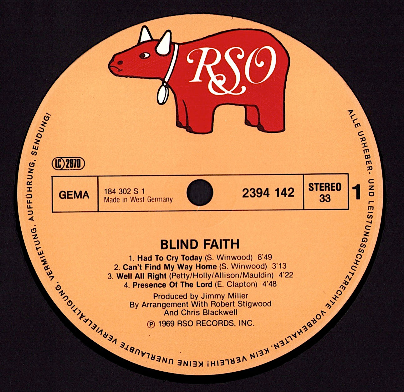 Blind Faith - Blind Faith Vinyl LP