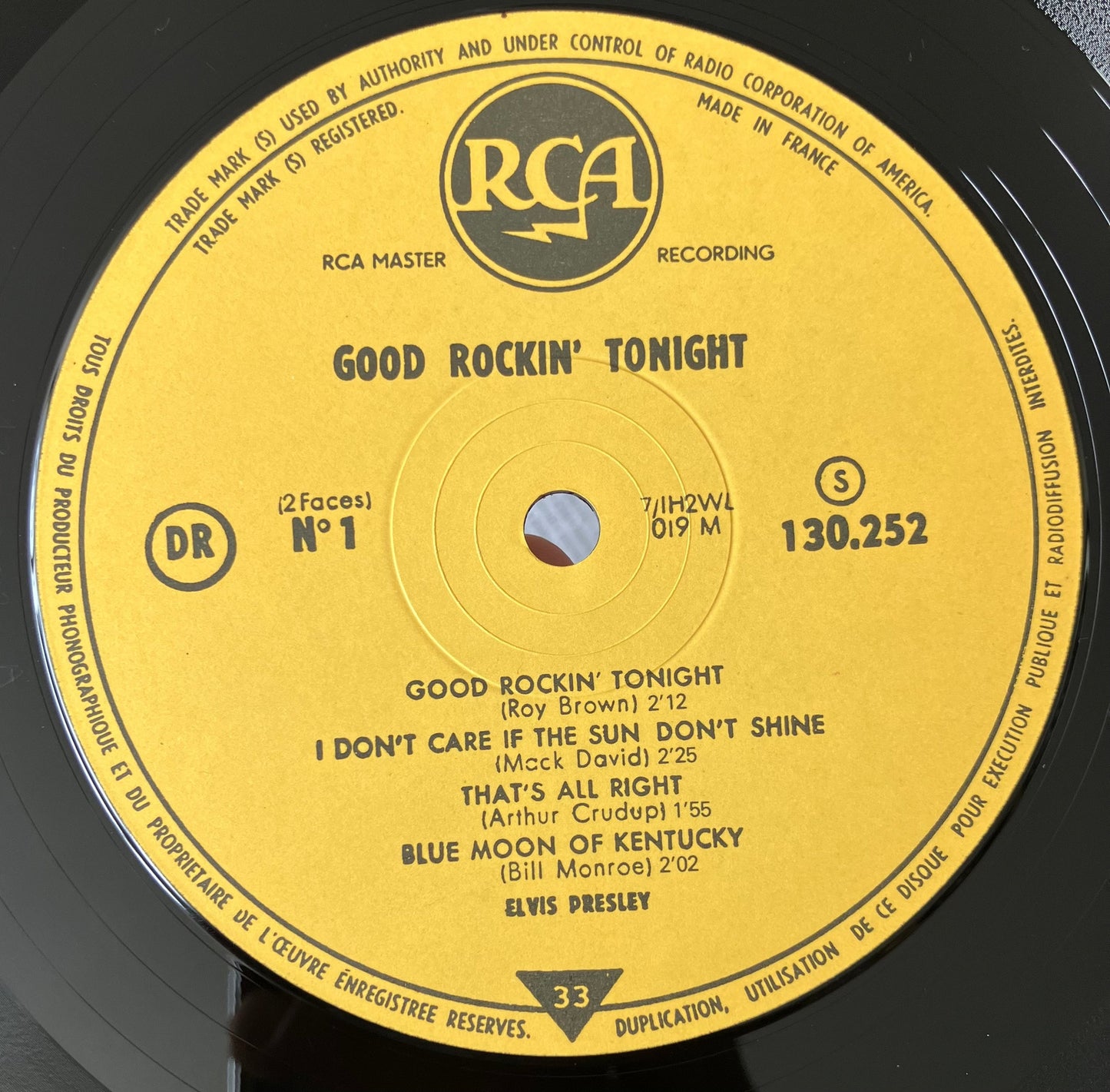 Elvis Presley - Good Rockin' Tonight Vinyl 10" | FR Reissue | 1983