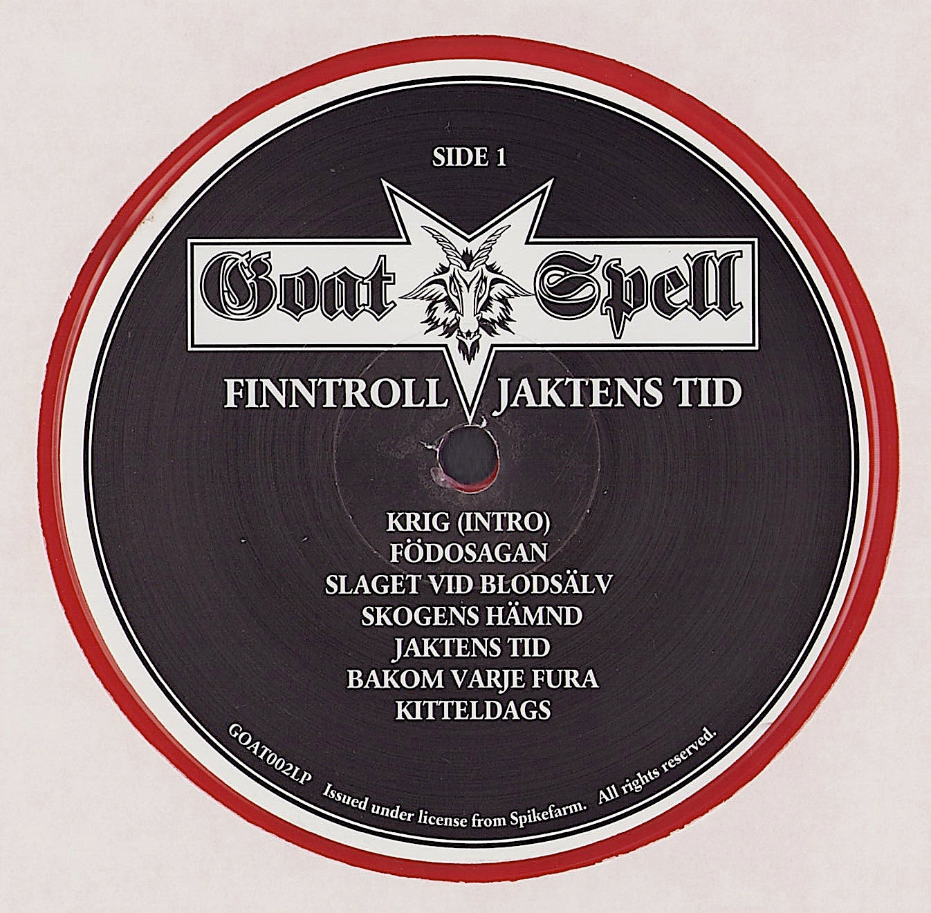 Finntroll - Jaktens Tid Red Vinyl LP