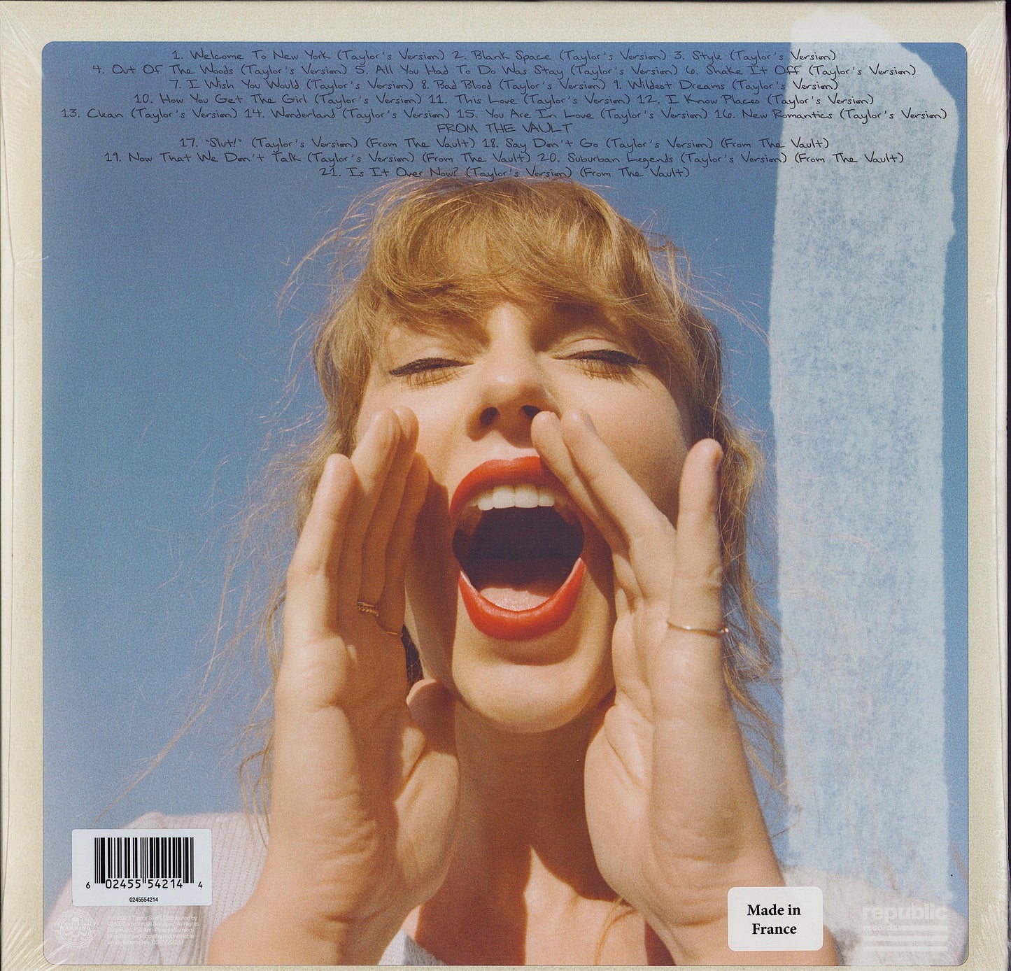 Taylor Swift - 1989 Taylors Version Crystal Skies Blue Vinyl 2LP Special Edition