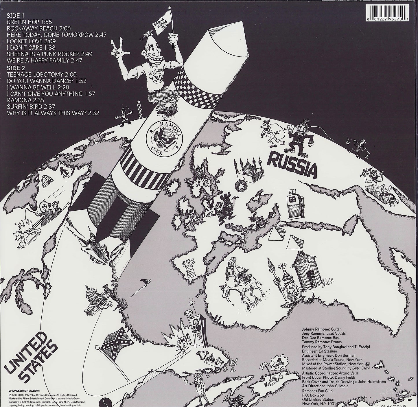 Ramones - Rocket To Russia Vinyl LP