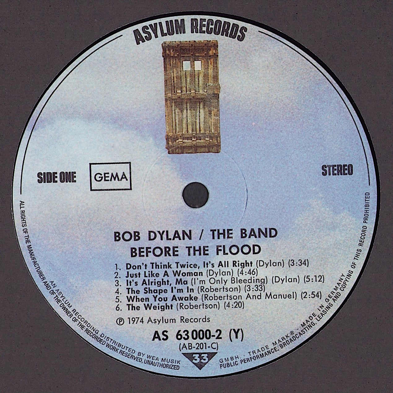 Bob Dylan / The Band - Before The Flood Vinyl 2LP