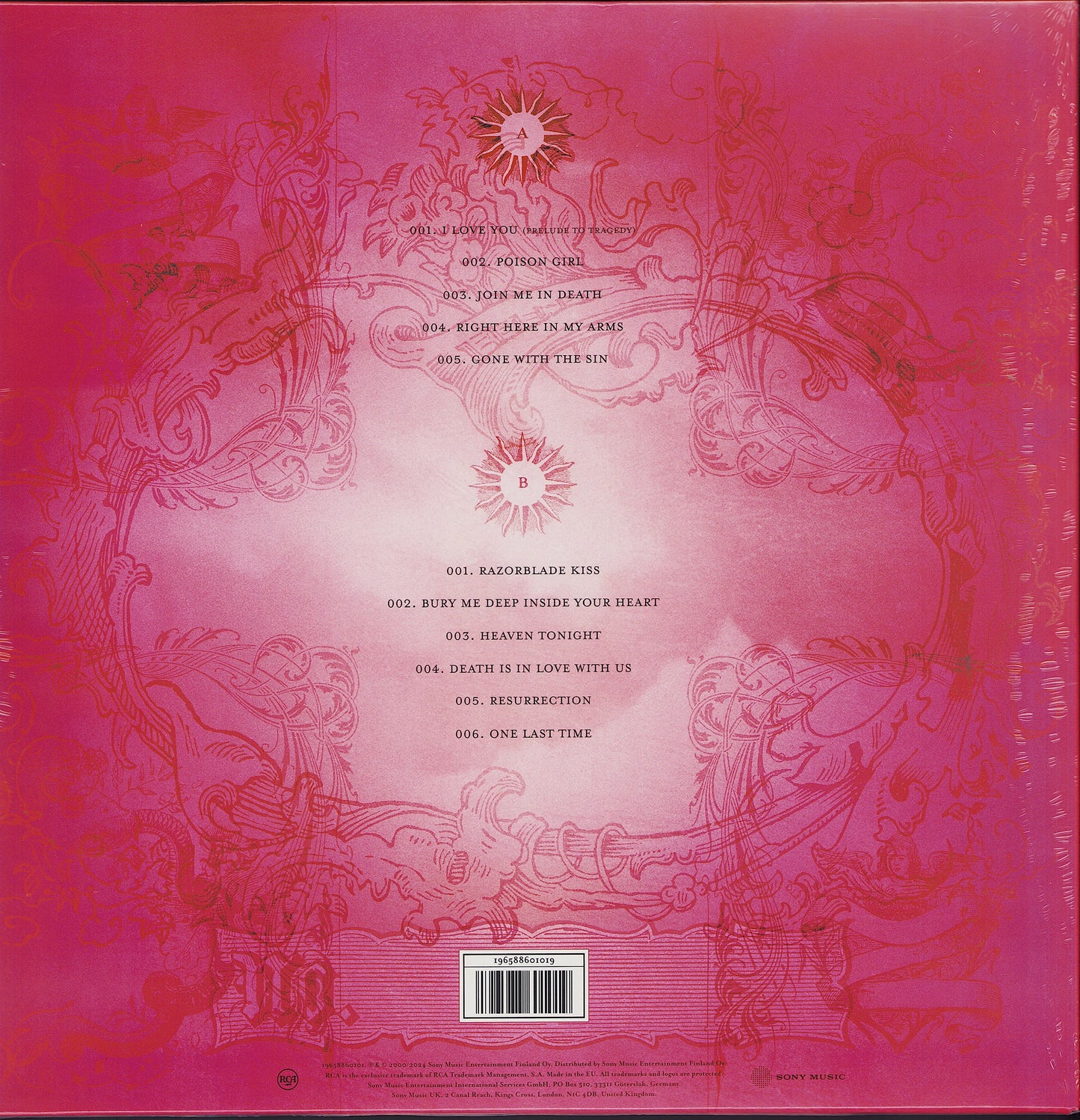 HIM - Razorblade Romance Vinyl LP