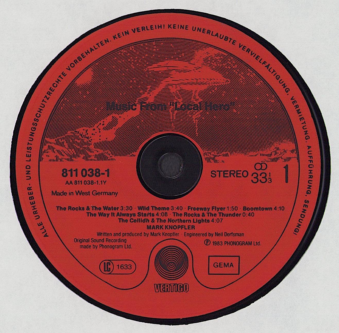 Mark Knopfler - Local Hero Vinyl LP