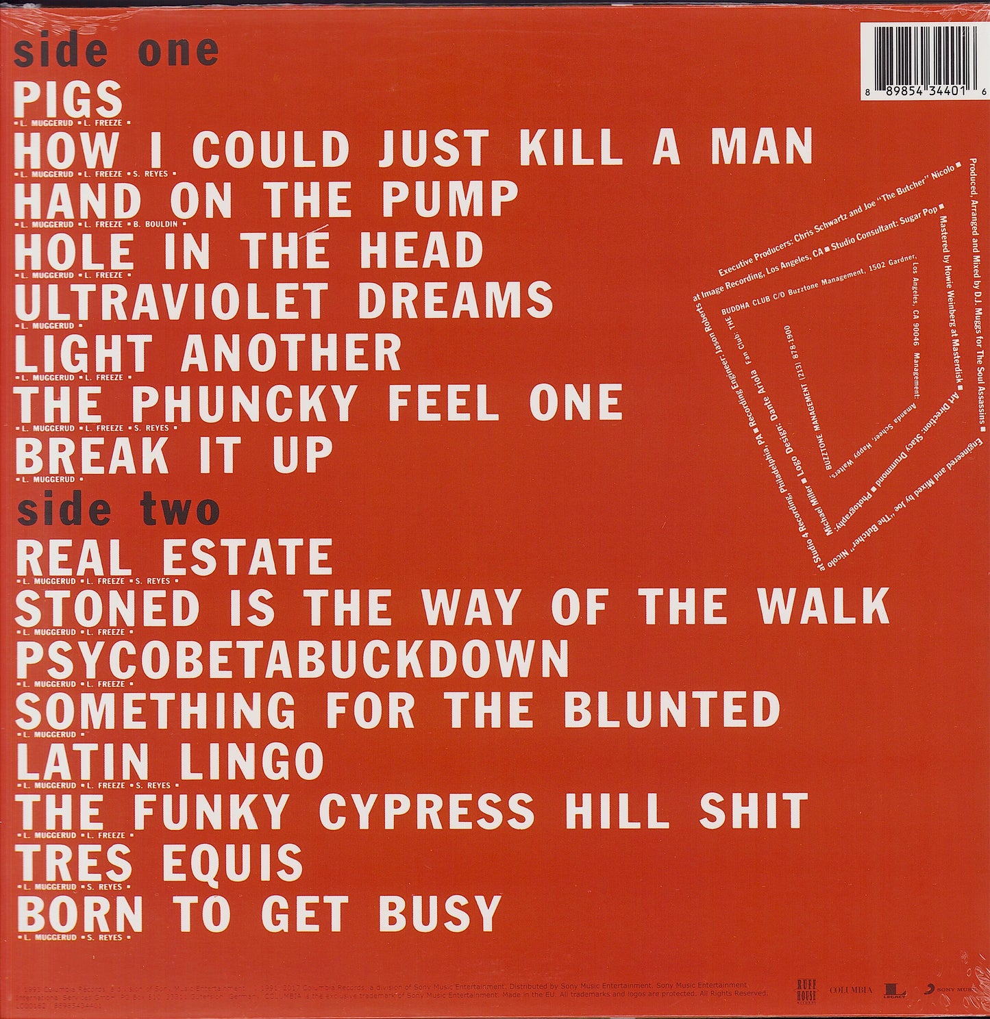 Cypress Hill - Cypress Hill Vinyl LP