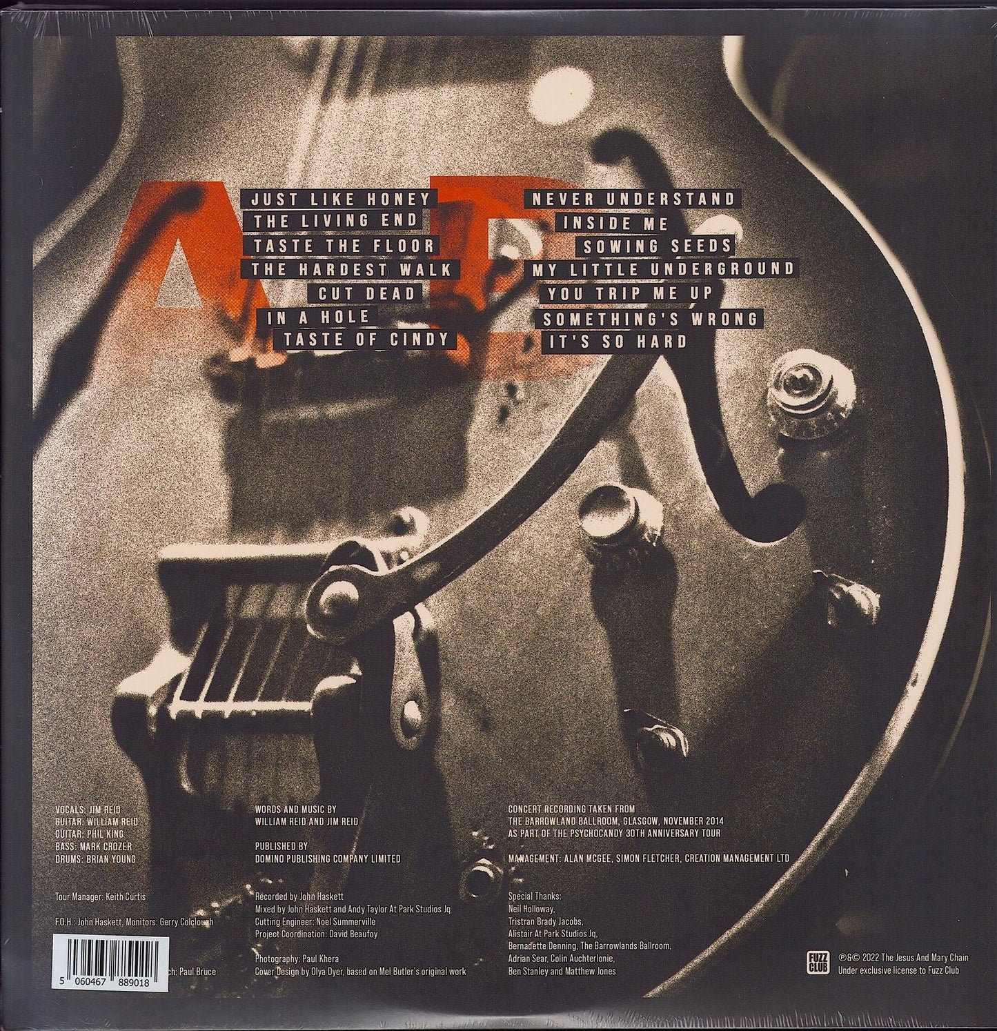 The Jesus And Mary Chain - Live At Barrowland Vinyl LP