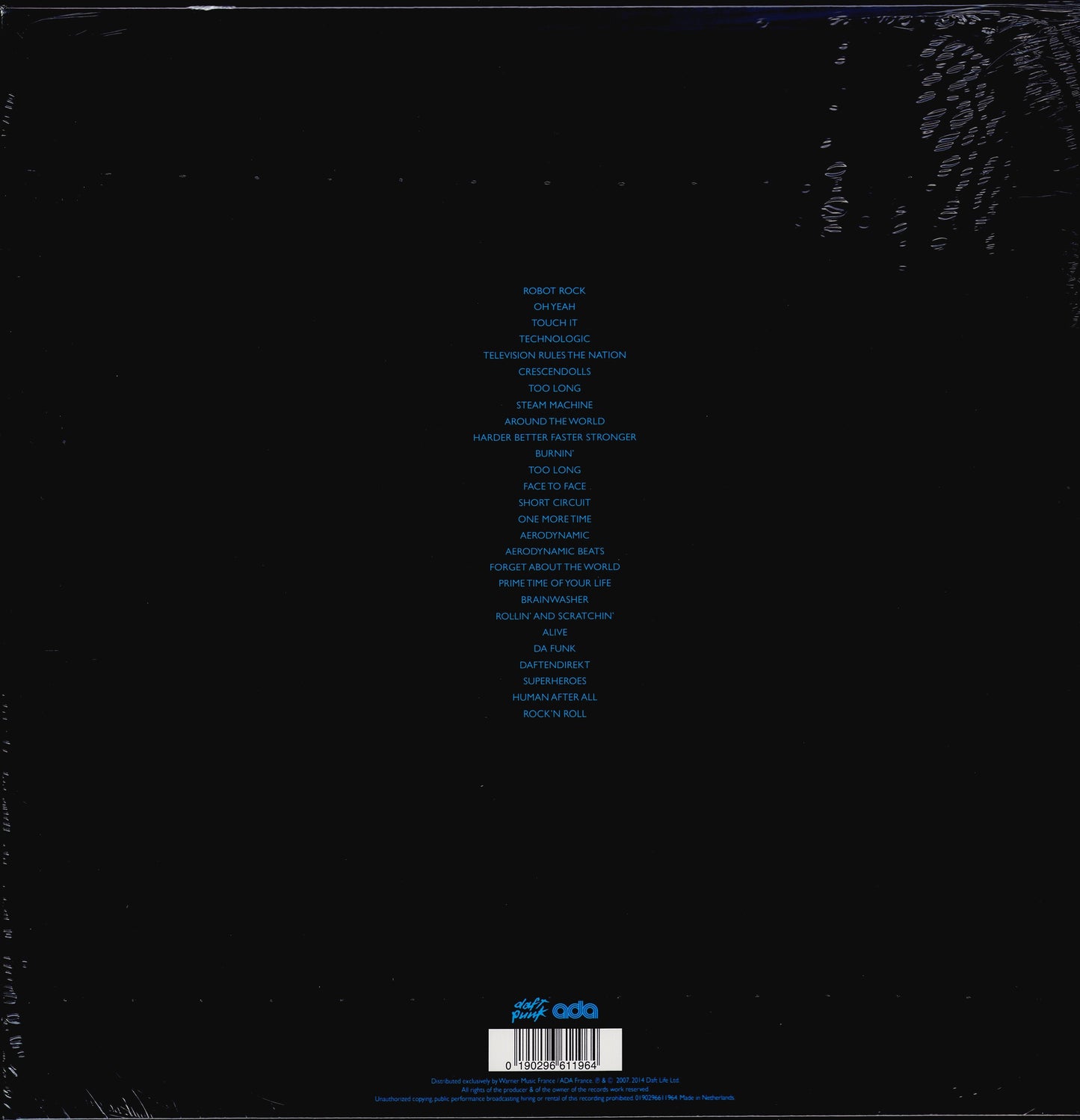 Daft Punk - Alive 2007 Vinyl 2LP