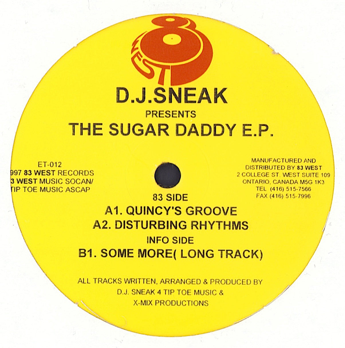D.J. Sneak - The Sugar Daddy E.P.