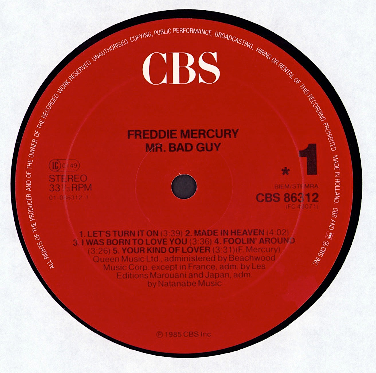 Freddie Mercury - Mr. Bad Guy