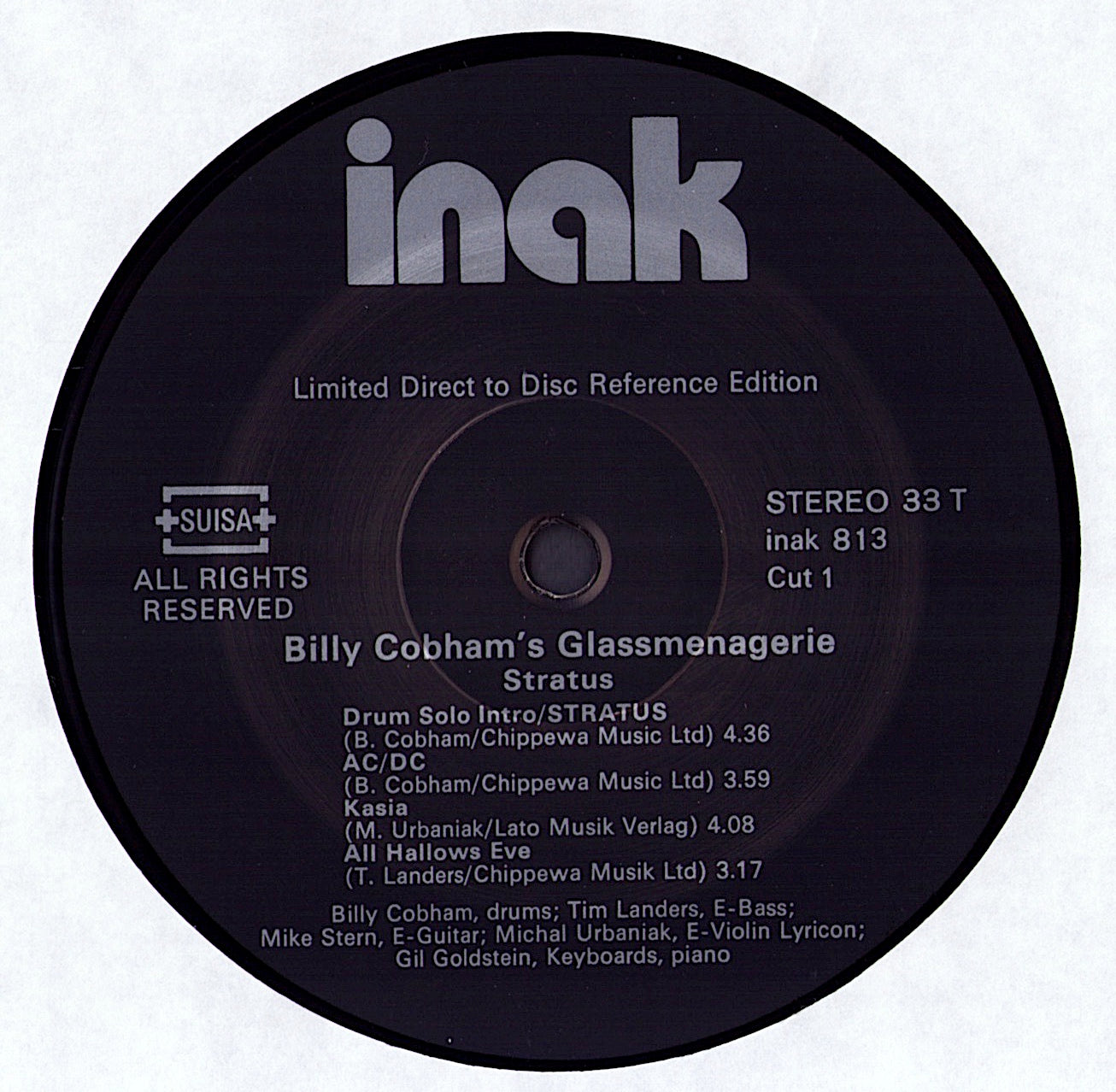 Billy Cobham's Glassmenagerie - Stratus Vinyl LP