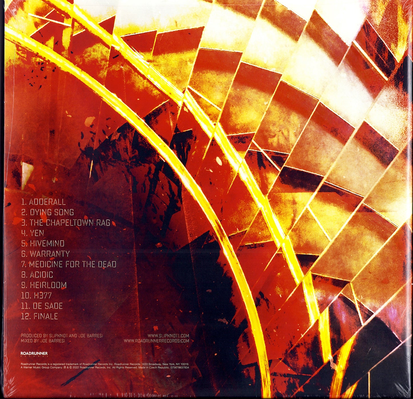 Slipknot - The End, So Far Neon Yellow Vinyl 2LP