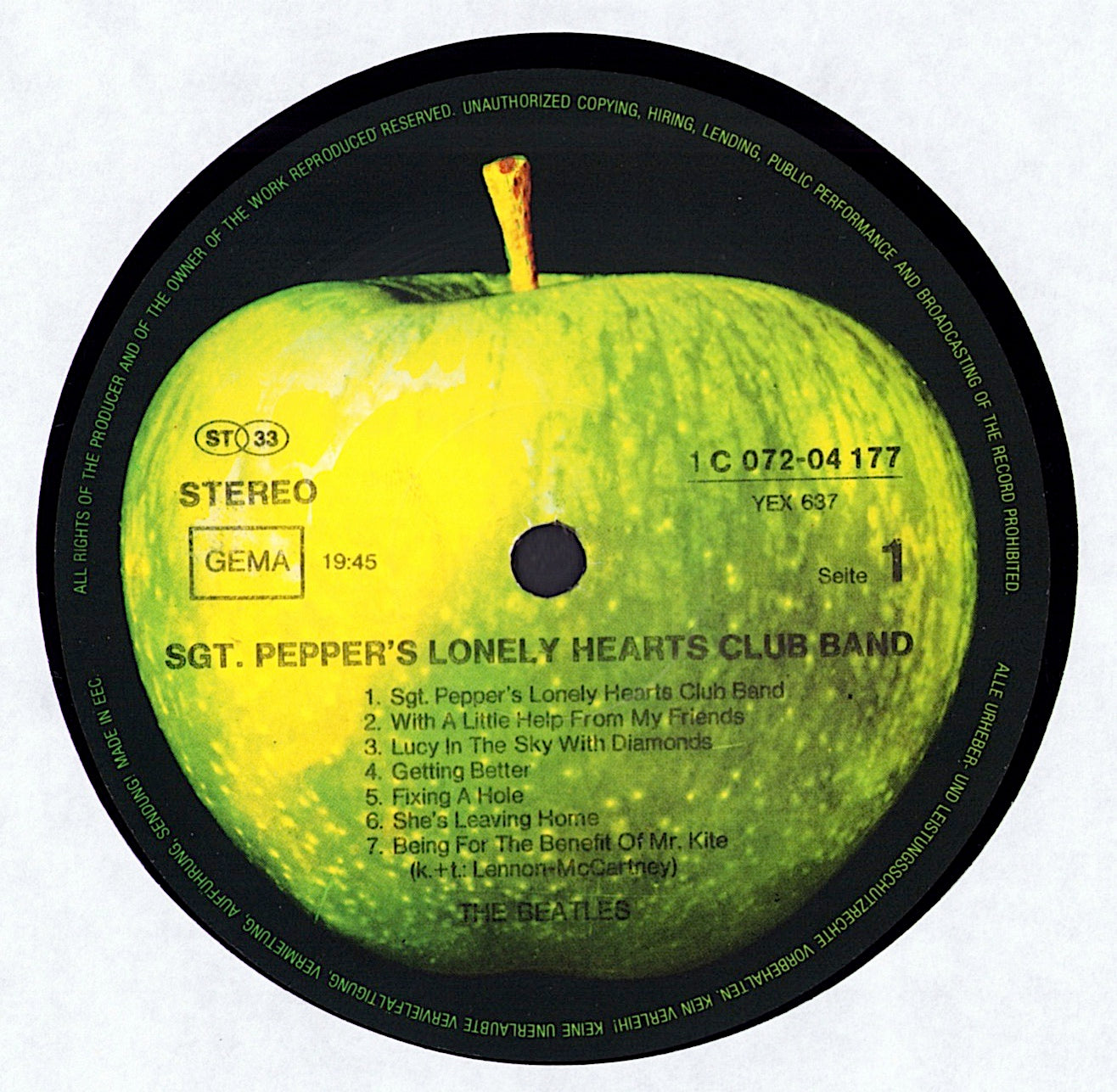 The Beatles - Sgt. Pepper's Lonely Hearts Club Band