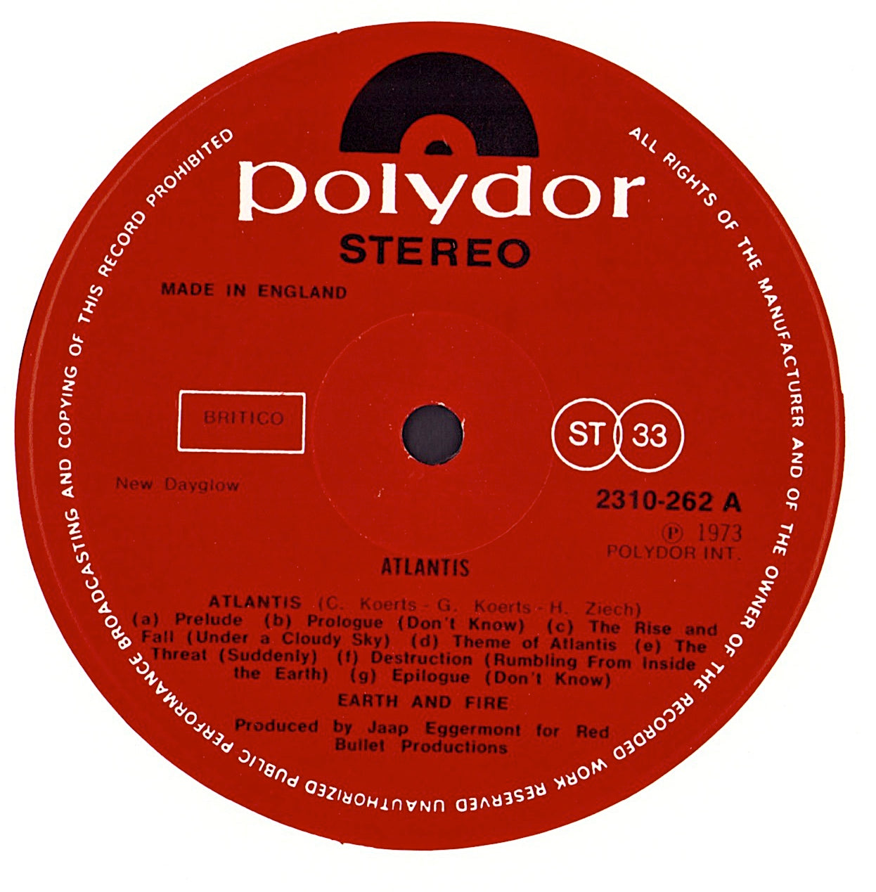 Earth And Fire – Atlantis