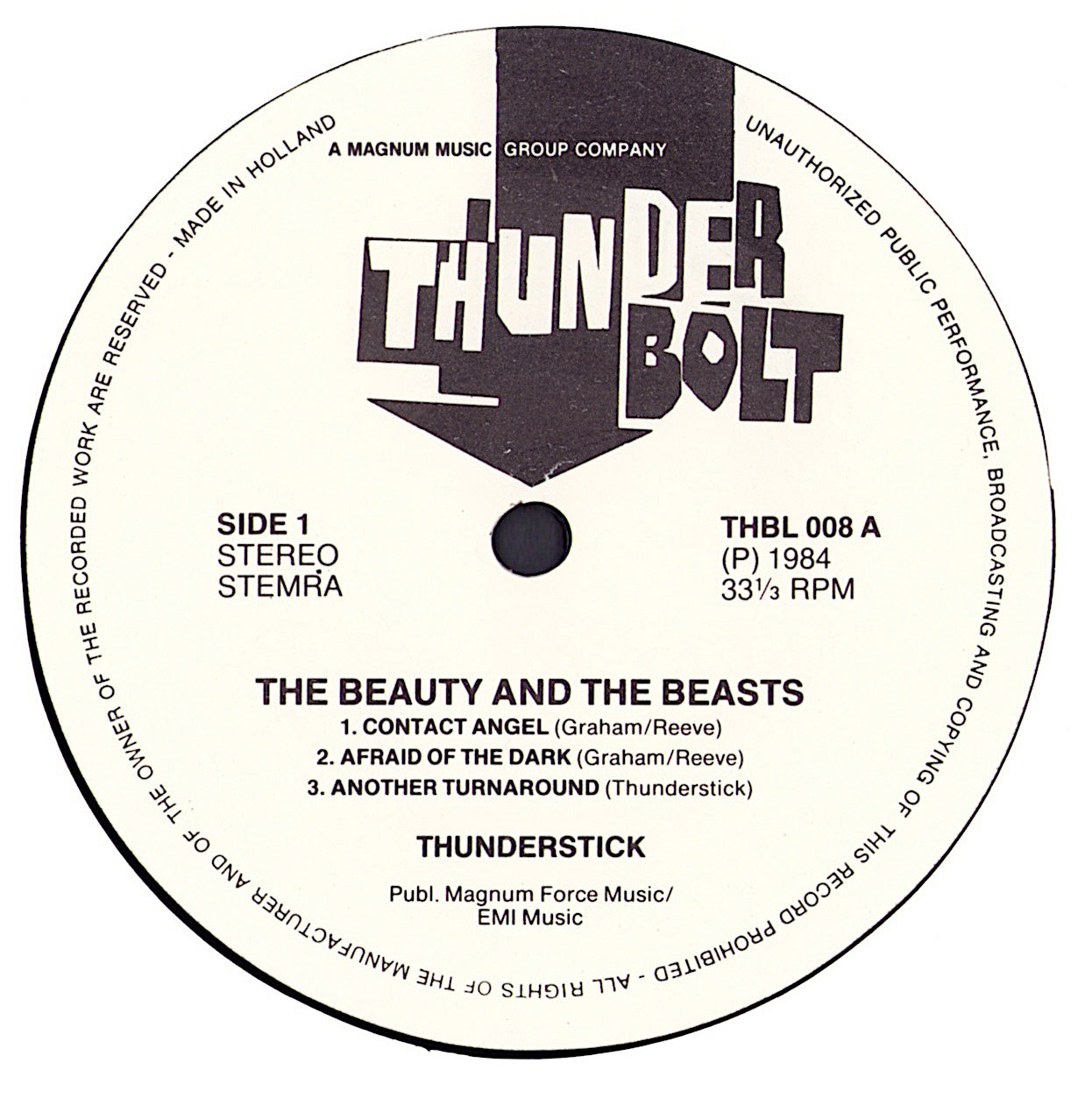 Thunderstick - Beauty And The Beasts