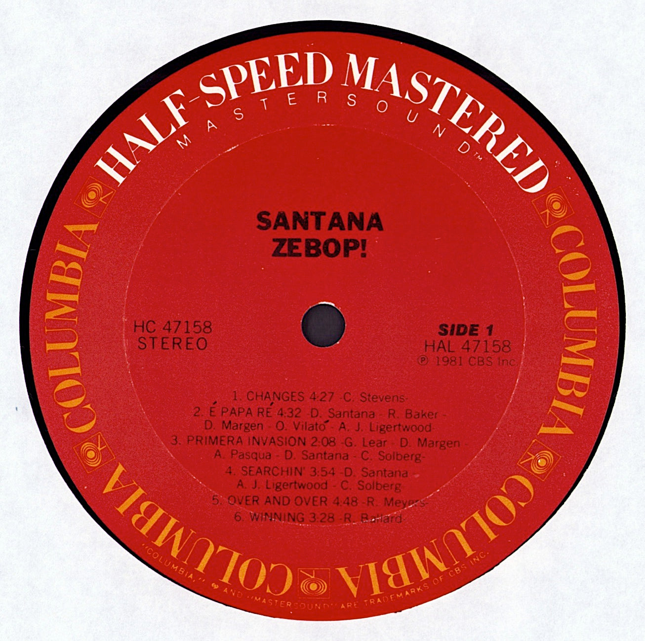 Santana - Zebop! Vinyl LP - Halfspeed Mastered