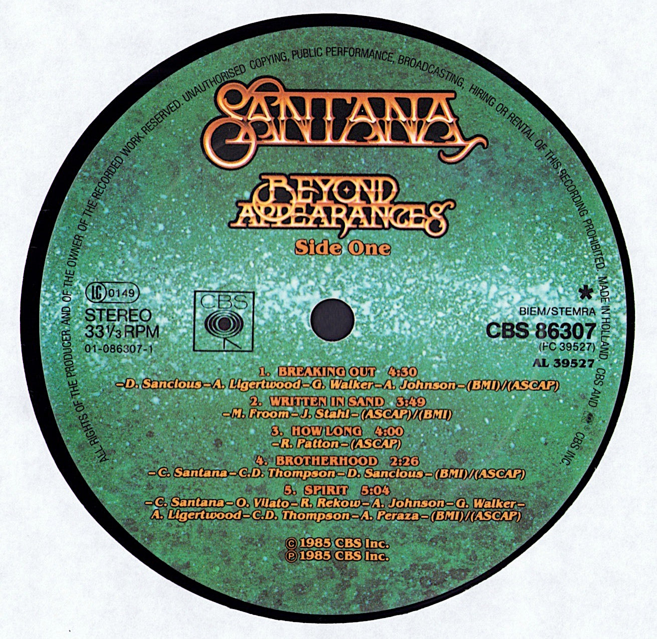 Santana - Beyond Appearances
