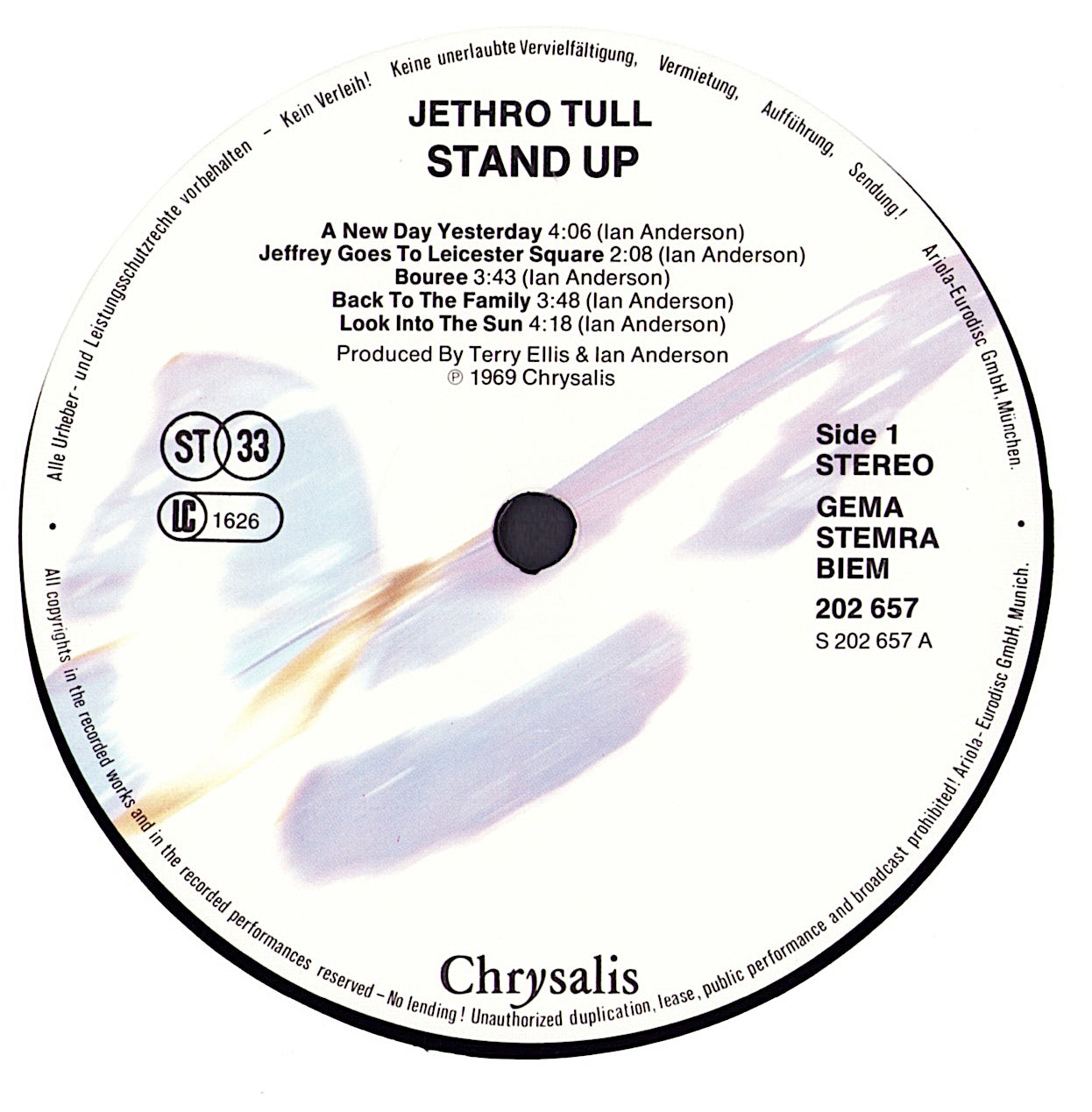 Jethro Tull - Stand Up Vinyl LP EU