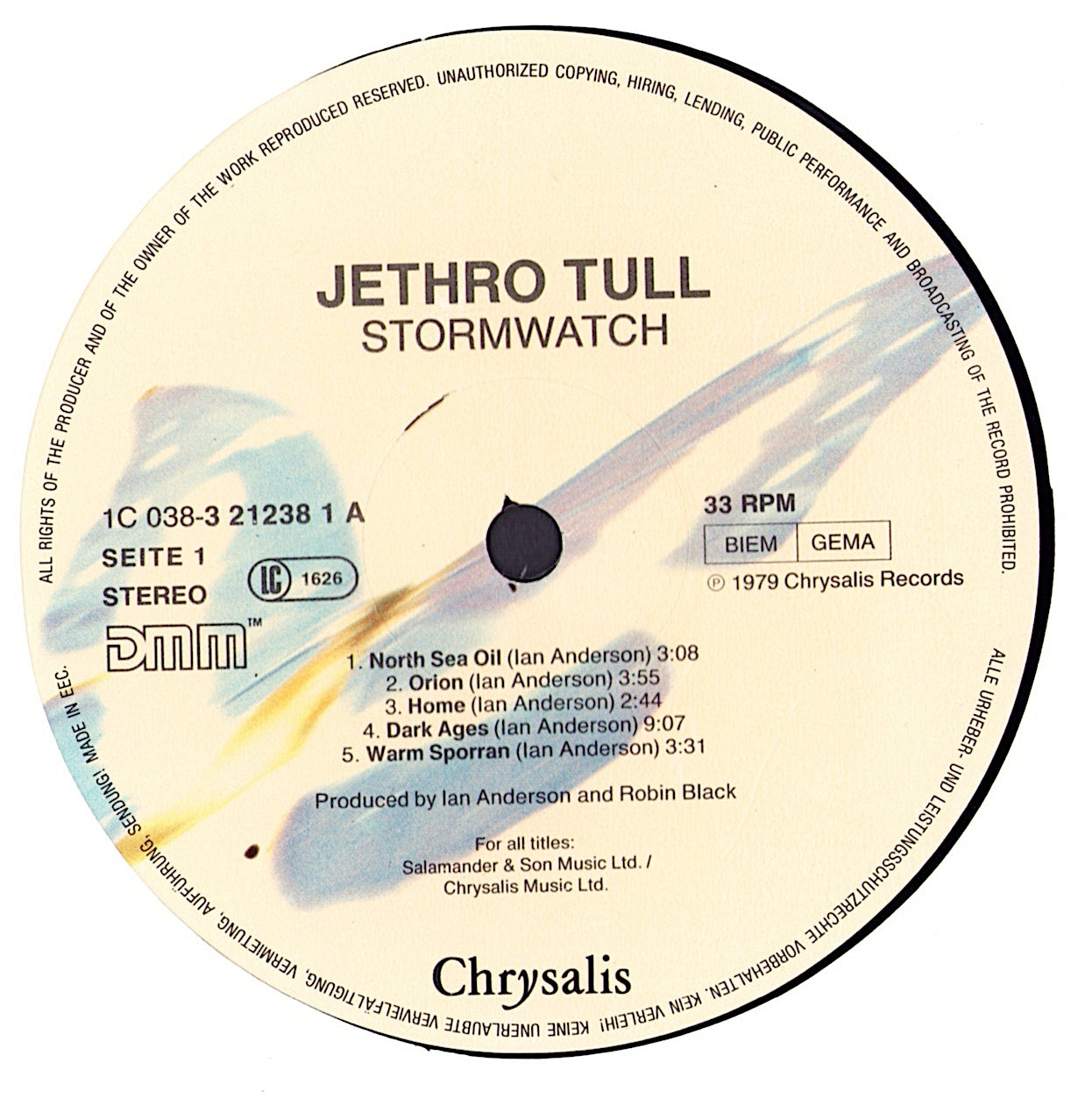 Jethro Tull - Stormwatch Vinyl LP EU