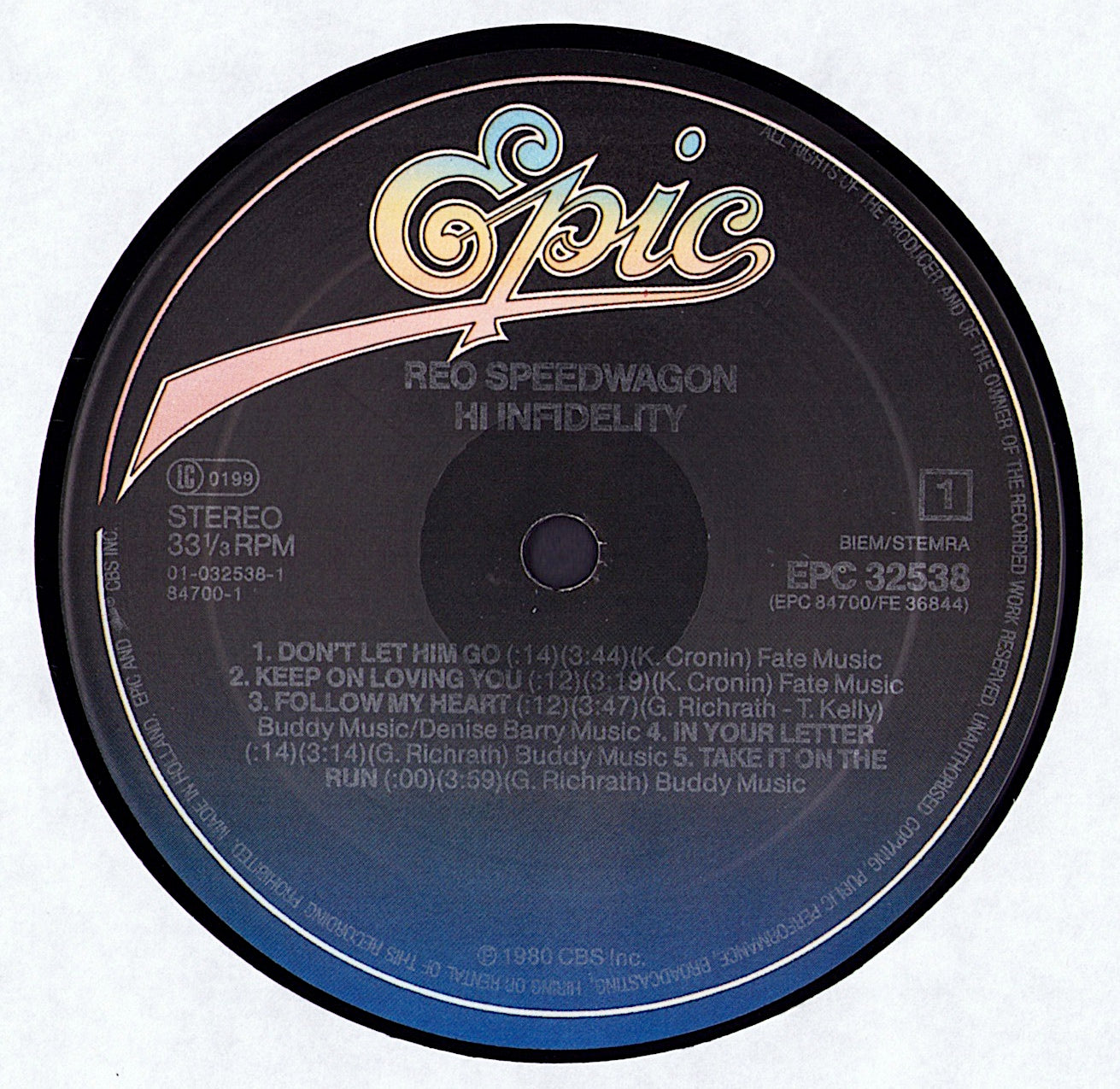 REO Speedwagon - Hi Infidelity