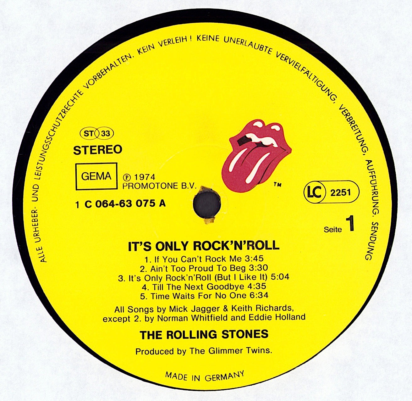The Rolling Stones - It's Only Rock 'N Roll