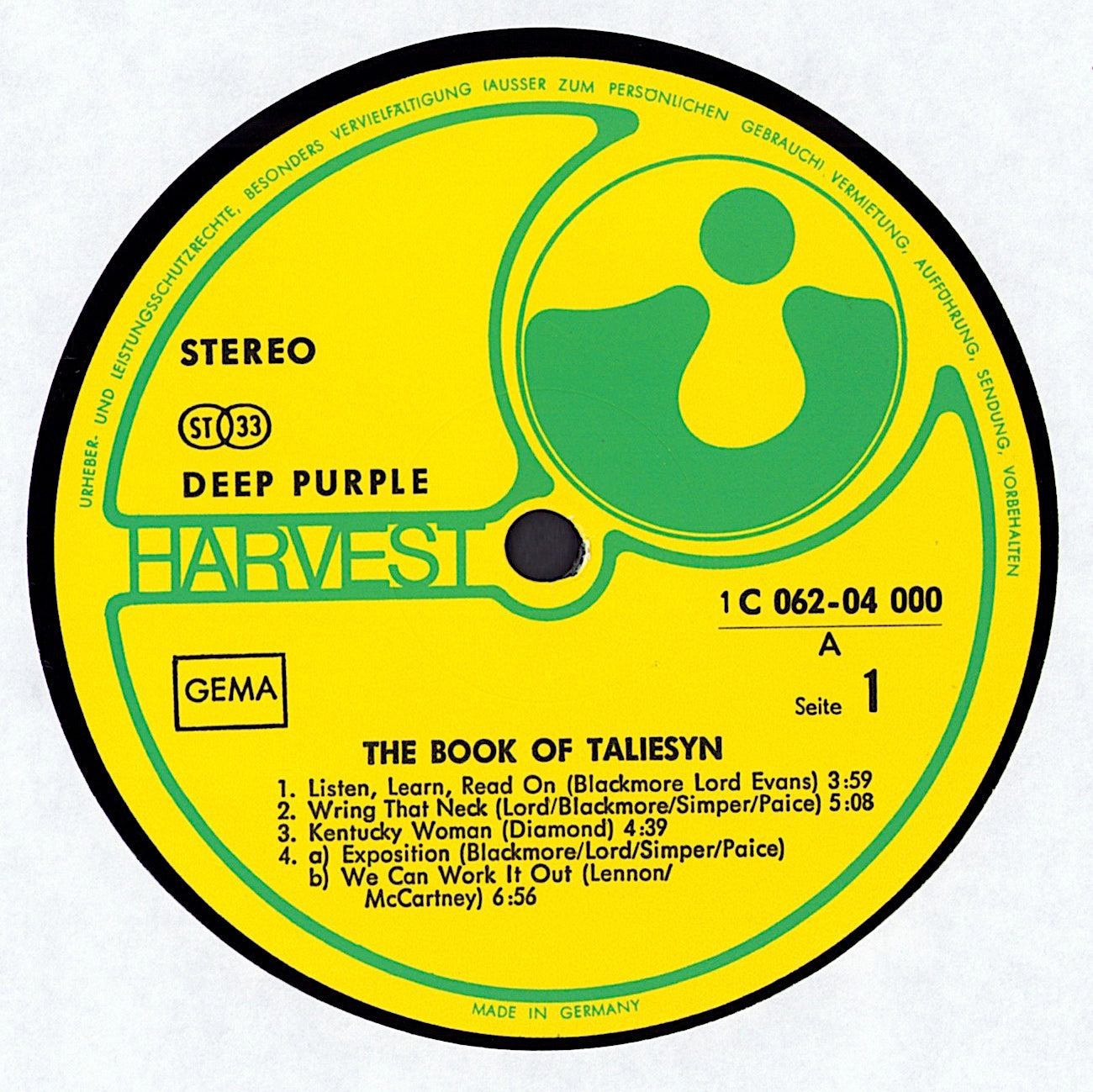 Deep Purple – The Book Of Taliesyn Vinyl LP