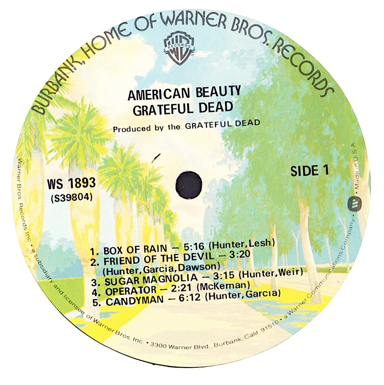 The Grateful Dead – American Beauty Vinyl LP US