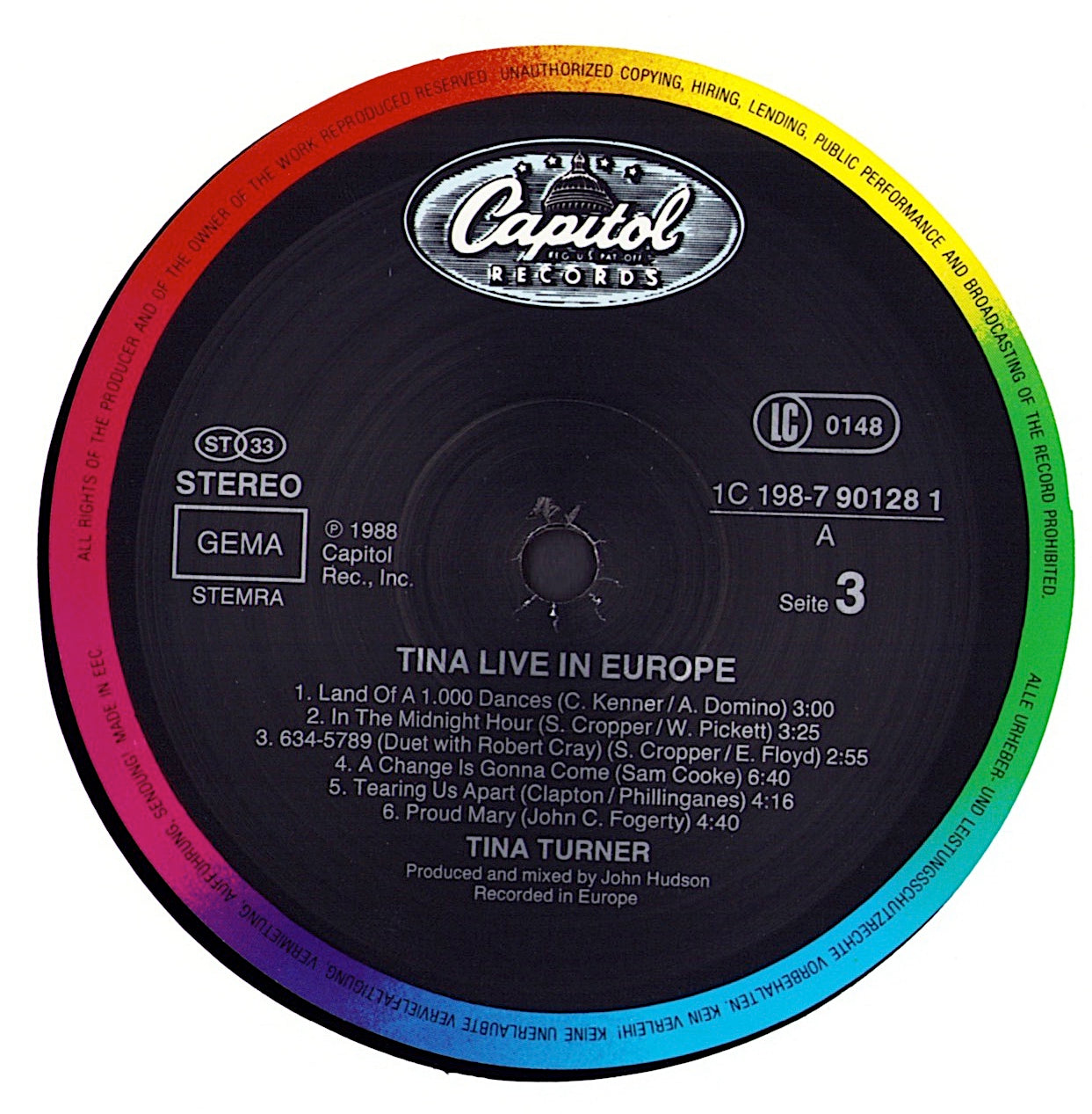 Tina Turner - Tina Live In Europe Vinyl 2LP