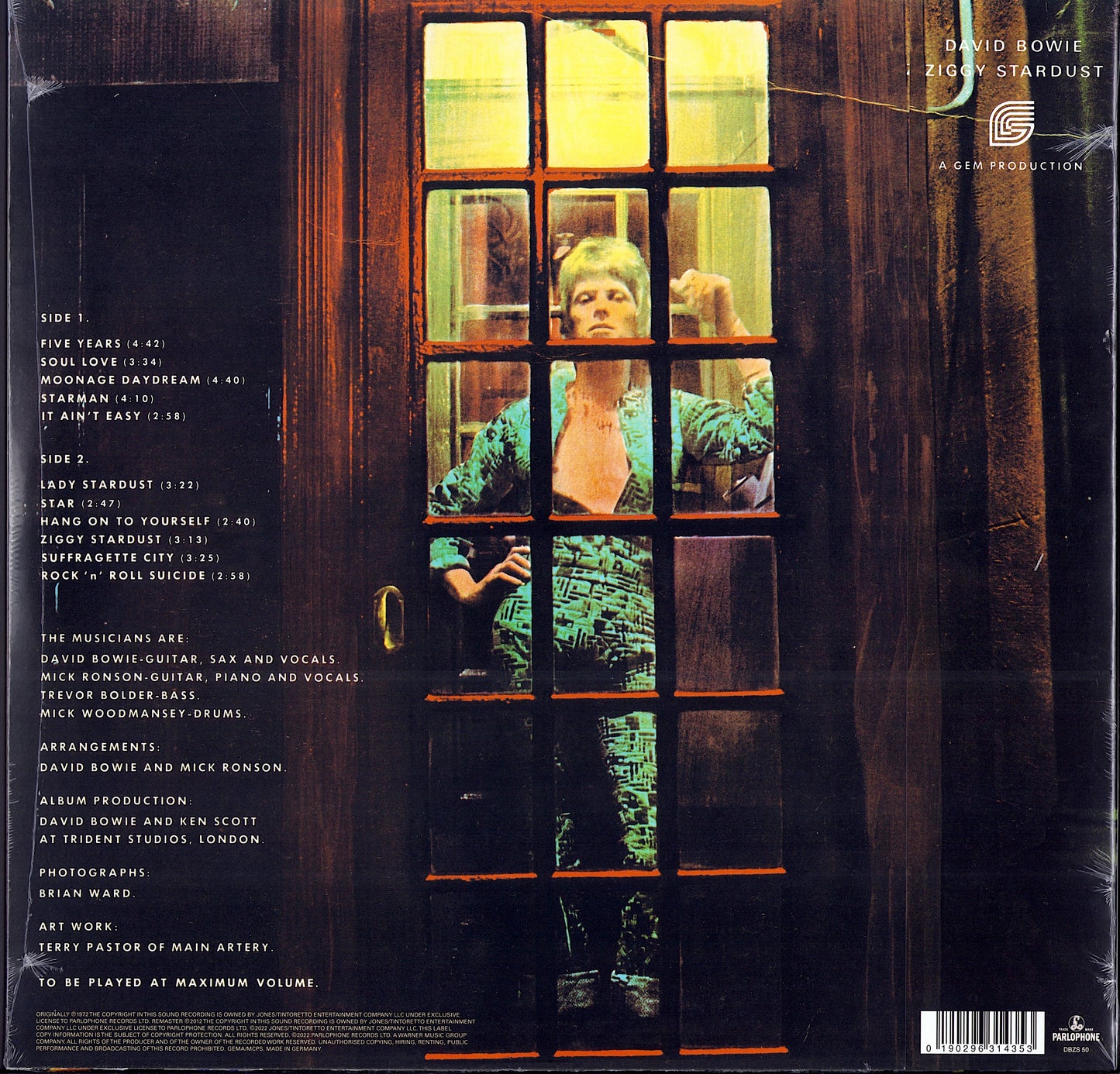 David Bowie - The Rise And Fall Of Ziggy Stardust And The Spiders From Mars