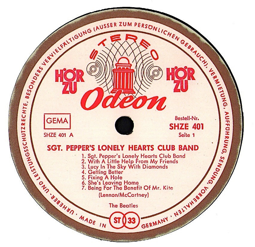 The Beatles - Sgt. Pepper's Lonely Hearts Club Band Vinyl LP