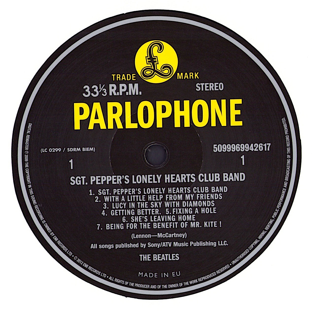 The Beatles - Sgt. Pepper's Lonely Hearts Club Band Vinyl LP