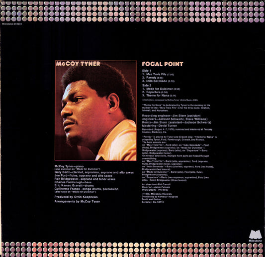 McCoy Tyner – The Greeting Vinyl LP, US Original, 1978 Kopie