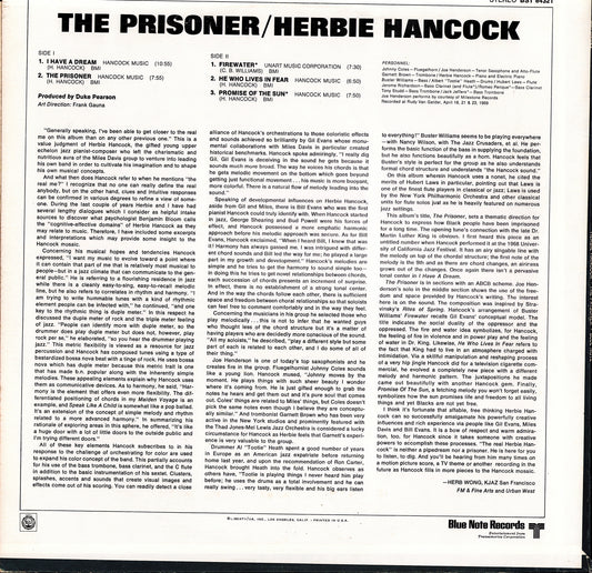 Herbie Hancock – The Prisoner Vinyl LP Kopie Kopie