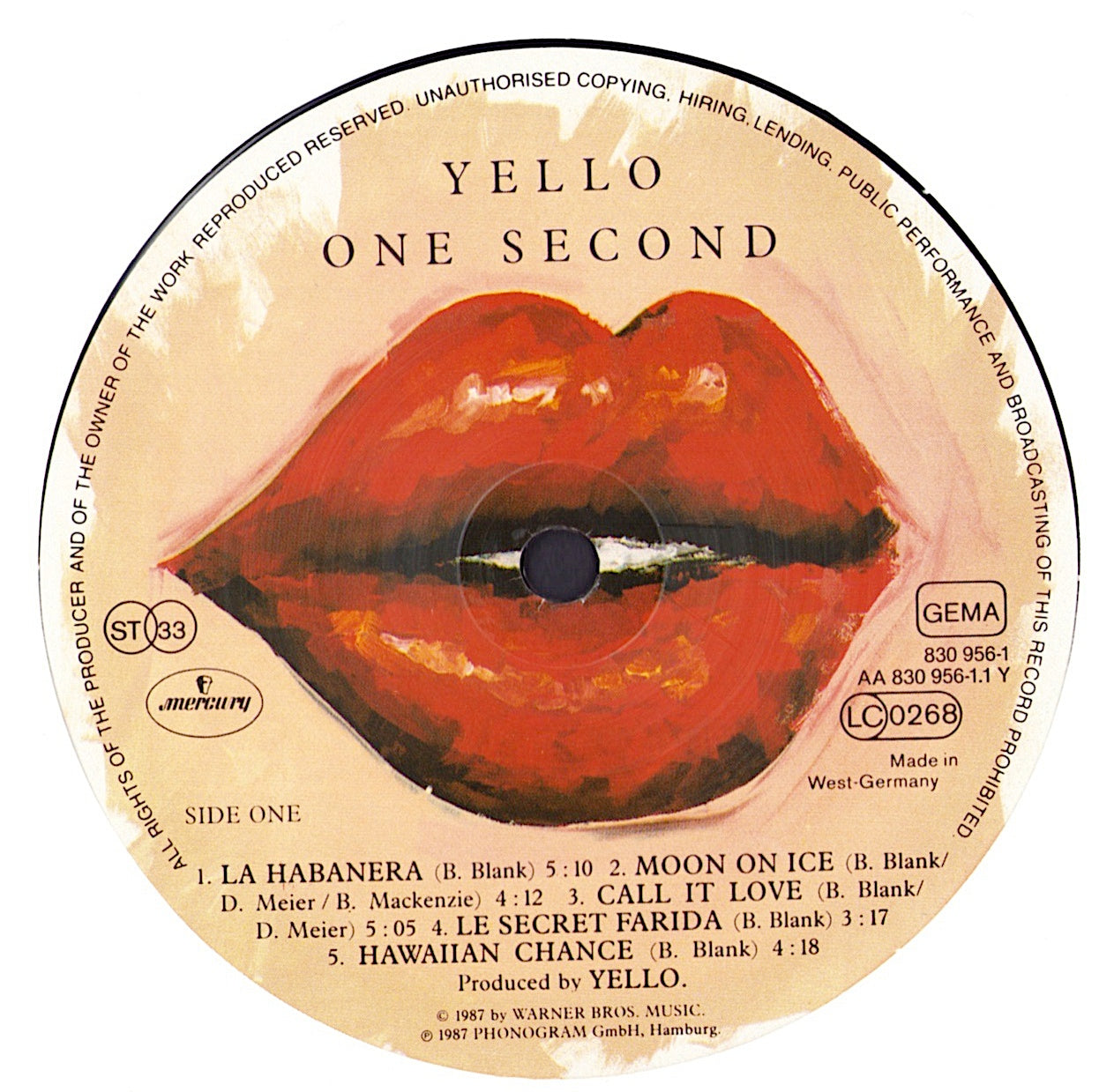 Yello - One Second
