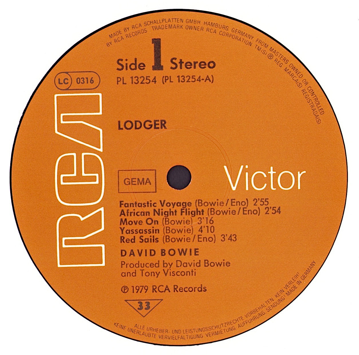 David Bowie - Lodger Vinyl LP