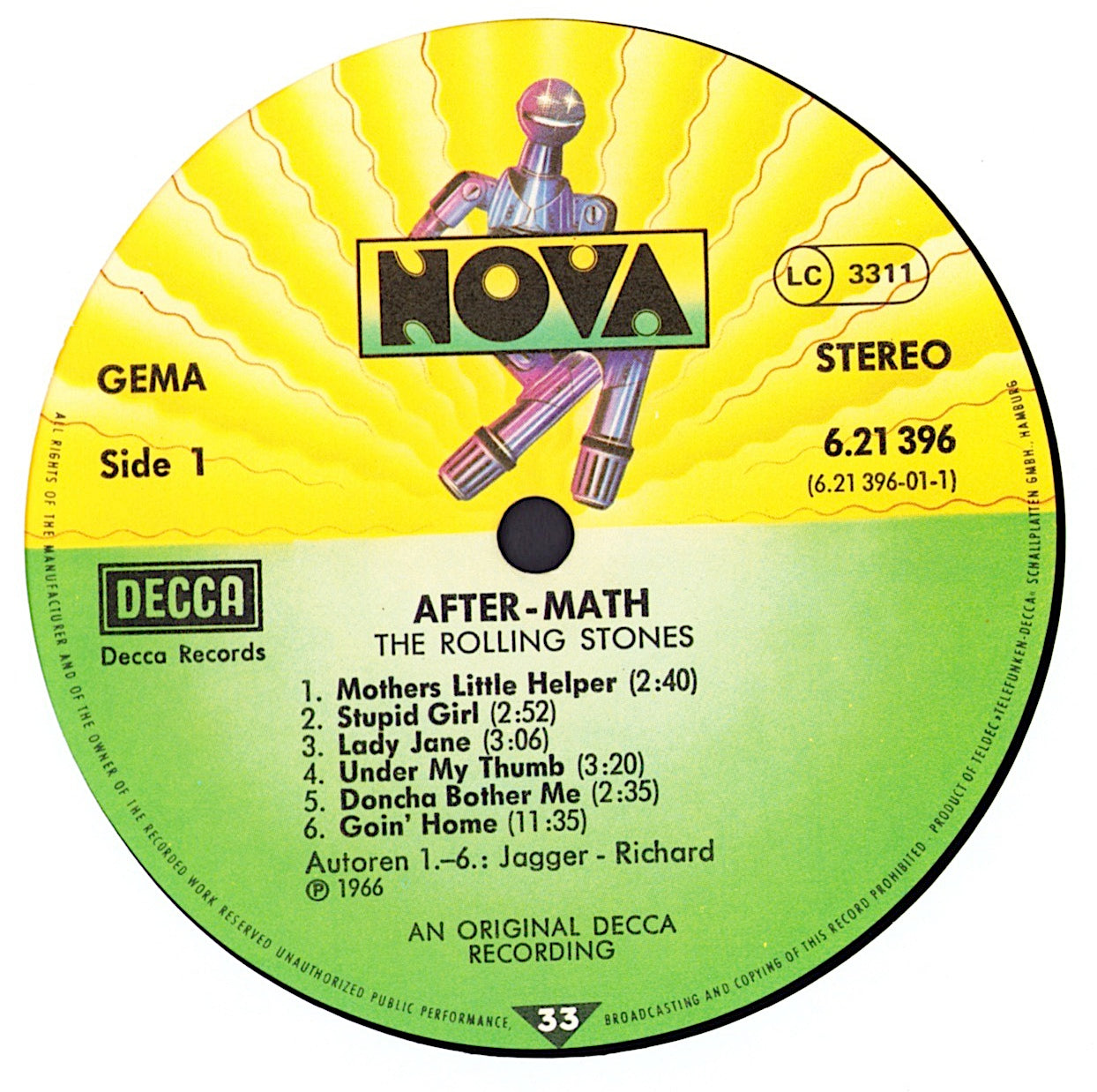 The Rolling Stones - After-Math Vinyl LP