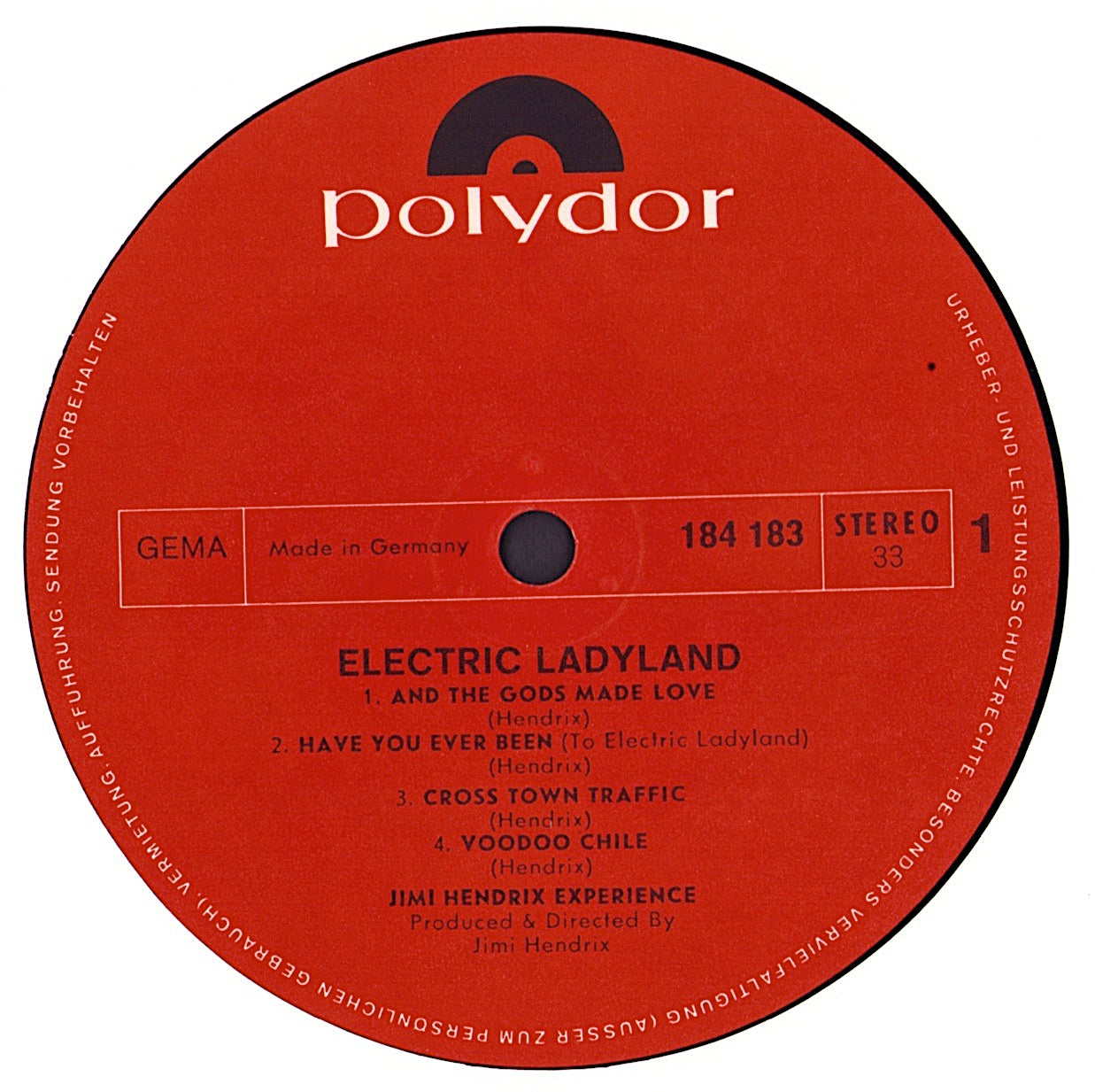 The Jimi Hendrix Experience - Electric Ladyland Vinyl 2LP