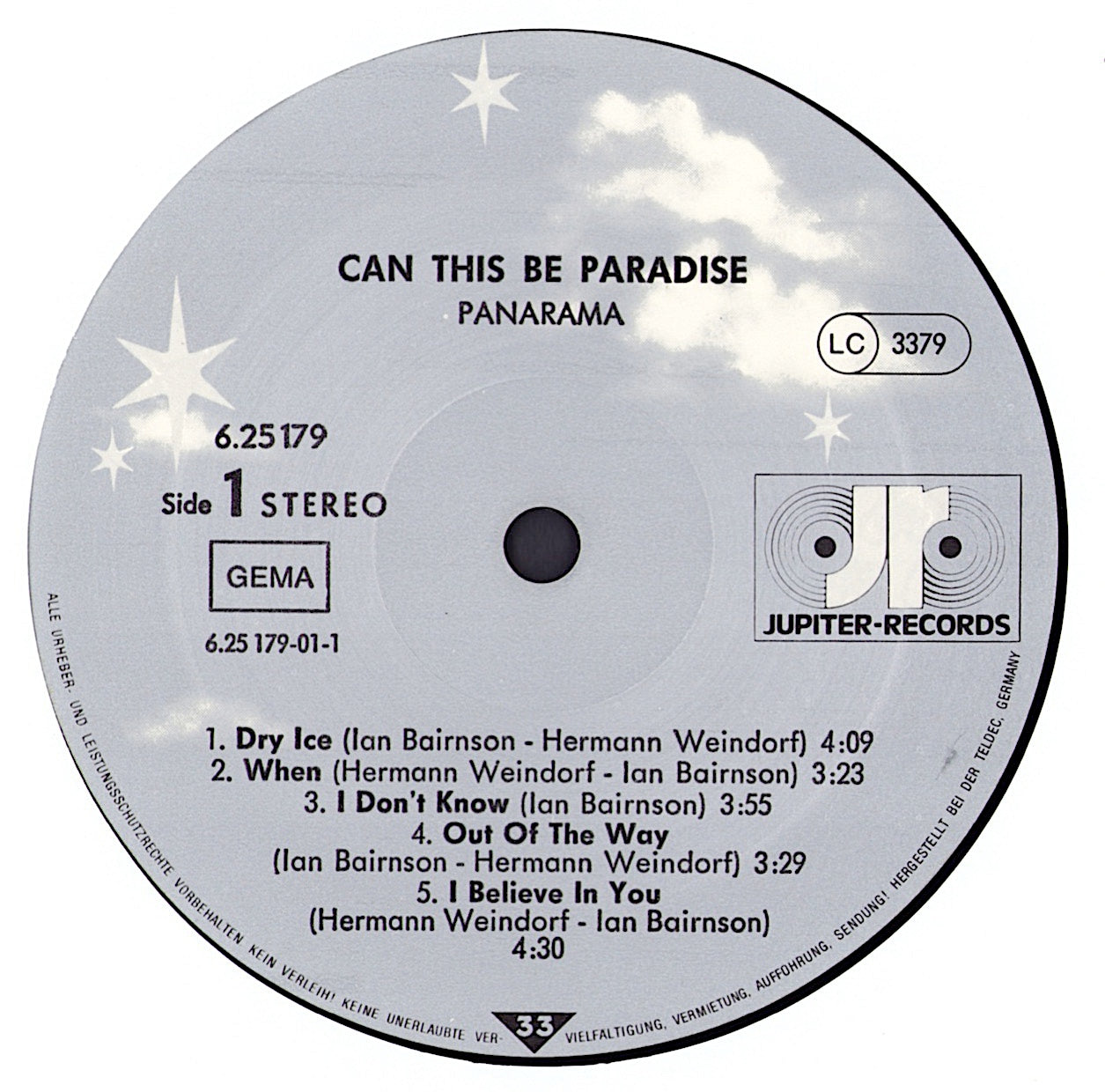 Panarama - Can This Be Paradise Vinyl LP