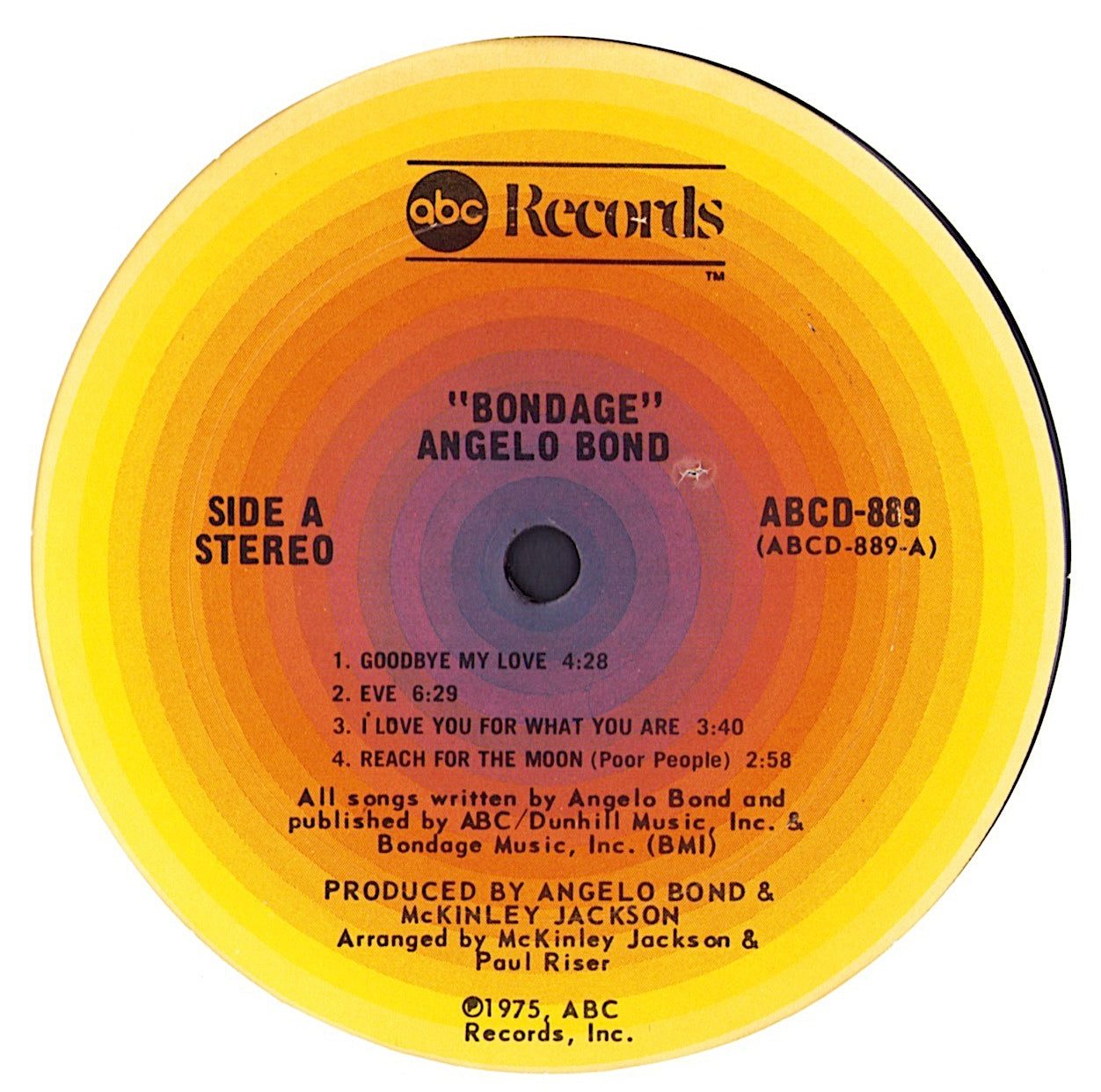 Angelo Bond - Bondage Vinyl LP