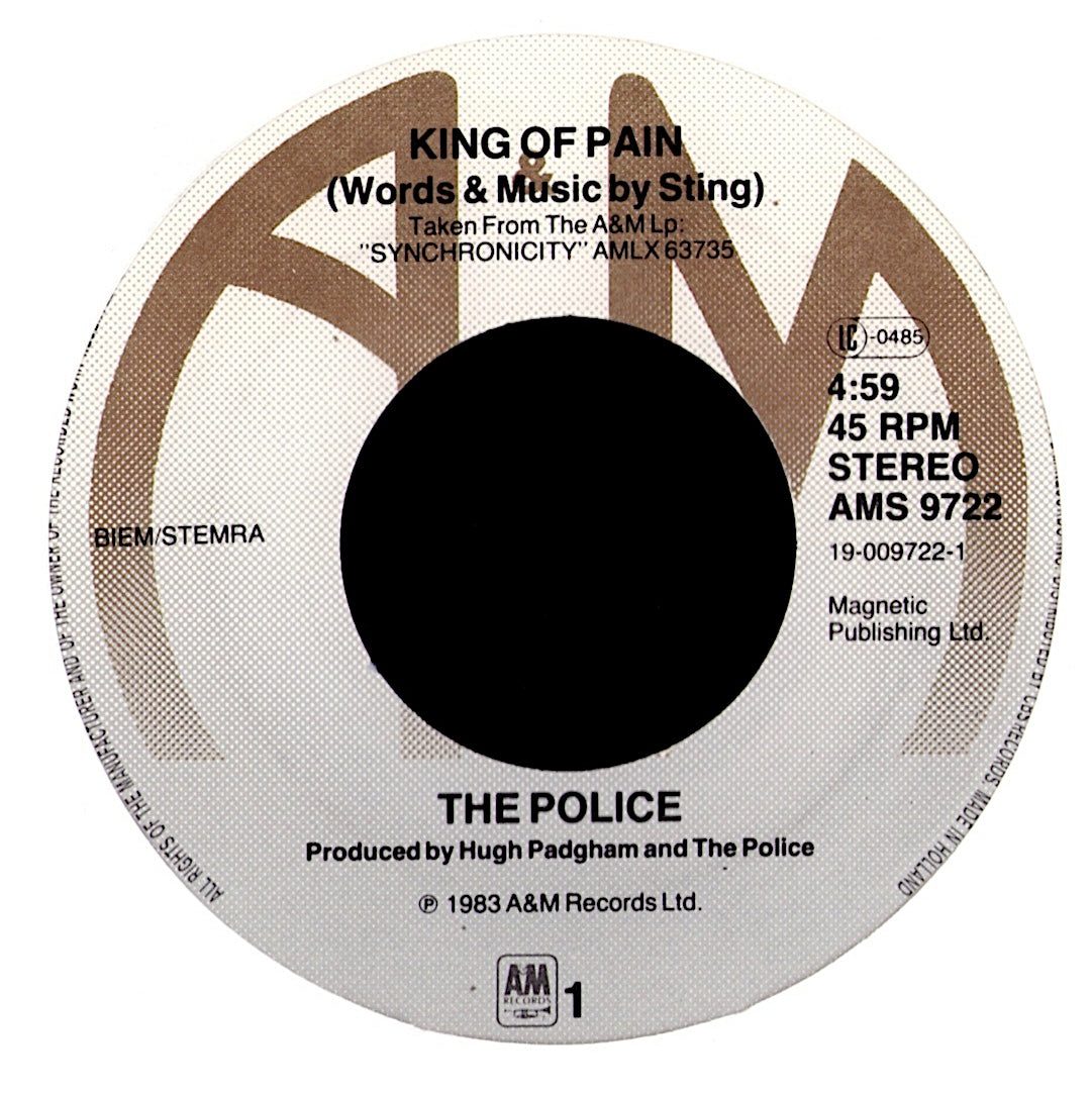 The Police – So Lonely Vinyl 7" | DE Original | 1979 Kopie